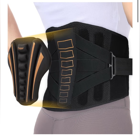 Other - Copper Back Support Belt with Lumbar Pad